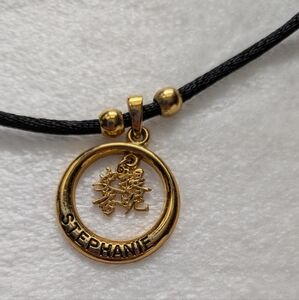 🚨 LAST CALL Adjustable Stephanie Name Charm Pendant Necklace